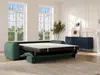 Vente-unique - POGNIA Sofa SamtStoff Grün - B 100 cm x H 73 cm x L 236 cm Bild 2