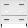 vidaXL Sideboard OSLO mit 3 Schubladen Weiß 77x40x79,5 cm Massivholz 350981 Bild 2