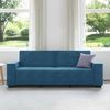 vidaXL 3-Sitzer-Sofa Blau 220x78x84 cm Samt 4105039 Bild 3