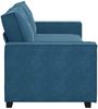 vidaXL 3-Sitzer-Sofa Blau 220x78x84 cm Samt 4105039 Bild 5