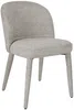 Vente-unique - MUKLEA Stuhl Stoff Beige - B 60 cm x H 82 cm x L 50 cm Bild 4