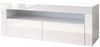SONNI Lowboard TV Lowboard weiss Hochglanz mit LED Beleuchtung, Breite 120 cm, 12 Farben können eingestellt Werden, mit Klapptür, Griffloses Design Bild 5