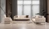 Villa Möbel Polstergarnitur Nova, (Set, Set besteht aus: 3 Sitzer+2 Sitzer+Sessel), mit Relax-/Bettfunktion durch umklappbare Rückenlehne Bild 2
