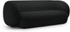 Micadoni Sofa Kate 3-Sitzer Boucle Schwarz Bild 2