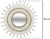 Wandspiegel, runder Spiegel, Badezimmerspiegel, rund ⌀ 76 cm Sonne - gold Bild 3