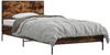 vidaXL Bettgestell mit Kopfteil Geräucherte Eiche 80 x 200 cm 8009108 Bild 2
