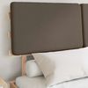 vidaXL Bettgestell mit gepolstertem Kopfteil Taupe 150 x 200 cm 877342 Bild 3