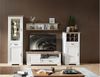 Vitrine >Jasmin< in Pinie-Hell aus Metall - 66x204x42cm (BxHxT) Bild 5