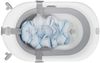 Kikkaboo Baby Badekissen Nubo Wannenauflage Badehilfe Kunststoff-Clips ab Geburt bunt hellblau Bild 3
