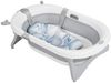Kikkaboo Baby Badekissen Nubo Wannenauflage Badehilfe Kunststoff-Clips ab Geburt bunt hellblau Bild 2