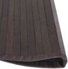 vidaXL Teppich Rund Dunkelbraun 100 cm Bambus 376989 Bild 4