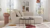 Vente-unique - PINETA Chaise longue Samt Rot - B 115 cm x H 67 cm x L 180 cm Bild 2
