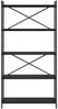 vidaXL Bücherregal Schwarz Eichen-Optik 80 x 30 x 155 cm Holzwerkstoff 868413 Bild 5