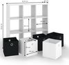 Raumteiler Hylda Weiß 82.8 x 82.8 cm Vicco Bild 3