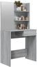 vidaXL Schminktisch mit Spiegel Grau Sonoma 74,5x40x141 cm 820491 Bild 4