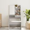 vidaXL Schminktisch mit Spiegel Grau Sonoma 74,5x40x141 cm 820491 Bild 3
