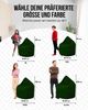 PATCH HOME Sitzsack Tropfenform – XL – Dunkelgrün, bequemer Sitzsack aus Luxus-Polyester-Gewebe, bereits befüllt Bild 3