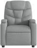 vidaXL Massagesessel Hellgrau Stoff 372453 Bild 4