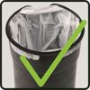 WENKO MONZA Kosmetikeimer 3 Liter, Schwarz matt, Easy Close Bild 4