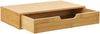 [en. casa] 'Bokn' Wandregal mit Schublade, Bambus natur, 24 x 40 x 8 cm Bild 3