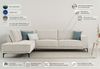 OTTO home Ecksofa OLAND L-Form, B: 289 cm, Skandi-Design, Struktur, Flachgewebe, Luxus-Microfaser, Boucle Bild 3