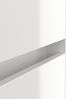 Nachttisch Yako 40cm 2 SoftClose stehend Weiß & Eiche Top : Weiss hochglanz / Oak Gold Bild 4
