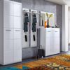 Schuhschrank DANARO-01, 89 x 120 x 37 cm, Hochglanz weiß Bild 3