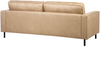 Beliani 'SAVALEN' 3-Sitzer Sofa, Kunstleder beige, 87 x 91 x 204 cm Bild 5
