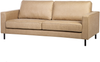 Beliani 'SAVALEN' 3-Sitzer Sofa, Kunstleder beige, 87 x 91 x 204 cm Bild 4