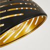 hofstein Wandleuchte »Mitterthal« Wandlampe aus Metall/Holz in Schwarz/Natur, ohne Leuchtmittel, Schirm ist drehbar, m. Lichteffekt, Vintage/Retro Design, 1xE14 Bild 4