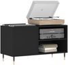 vidaXL Plattenschrank Schwarz 85x38x48 cm Holzwerkstoff 831693 Bild 3