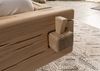 Balkenbett Eiche 160x200 natur geölt OAK HEART #02 Bild 4