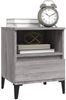 vidaXL Nachttische 2 Stk. Grau Sonoma 40x35x50 cm 821823 Bild 4