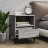 vidaXL Nachttische 2 Stk. Grau Sonoma 40x35x50 cm 821823 Bild 3