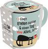 XL Tasse Becher Tee Kaffeetasse 0,55cl Geschenk Sheepworld KAFFEE 74525 Bild 3