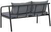 vidaXL 2-Sitzer-Gartenbank mit Auflagen Grau Aluminium 44699 Bild 4