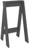 vidaXL Hocker 2 Stk. Grau 40x40x75 cm Massivholz Kiefer 823671 Bild 4