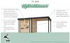 Karibu Hybrid-Gartenhaus Jupiter 2 C Anthrazit 209x213cm anthrazit Bild 5
