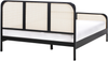 Bett mit Lattenrost Kiefernholz GONFARON 160 x 200 cm Schwarz Bild 5