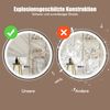 Beleuchteter Badezimmerspiegel mit 3-farbigem LED-Licht & Memory-Funktion & Antibeschlagfunktion Bild 4