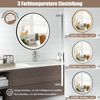 Beleuchteter Badezimmerspiegel mit 3-farbigem LED-Licht & Memory-Funktion & Antibeschlagfunktion Bild 3