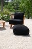 Der Comfy Pouf - Schwarz - Schwarz - 60x60x25cm Bild 3