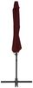 vidaXL Ampelschirm mit Stahl-Mast 300 cm Bordeauxrot 312312 Bild 4