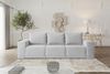 Sofa Designersofa ESTELLE 3-Sitzer in Stoff Abriamo Hellgrau Bild 2