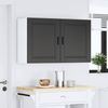 vidaXL Küchen-Hängeschränke 2 Stk. Porto Schwarz Holzwerkstoff 854040 Bild 3