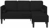 vidaXL Sofa Set mit Kissen Schwarz Polyester 42001915 Bild 4