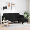 vidaXL Sofa Set mit Kissen Schwarz Polyester 42001915 Bild 3