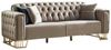 Villa Möbel Sofa Royce, 1 Stk. 3-Sitzer, mit Relax-/Bettfunktion durch umklappbare Rückenlehne Bild 4