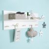 roba Wandregal 'Dreamworld 3' - Garderobe mit Ablage 90 cm - Holz - Weiß Bild 3