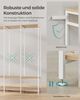 SONGMICS Kleiderschrank offen, Kleiderständer, Garderobenständer, Garderobe mit Kleiderstange, Ablagen, abnehmbare Haken, 40 x 141 x 180 cm, naturbeige RGRDE005W67 Bild 5